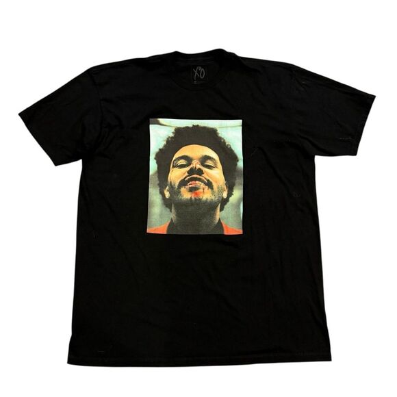 The Weeknd Black XO After Hours Promo Double Sided Graphic Tee Men’s Sz XL - Picture 1 of 6